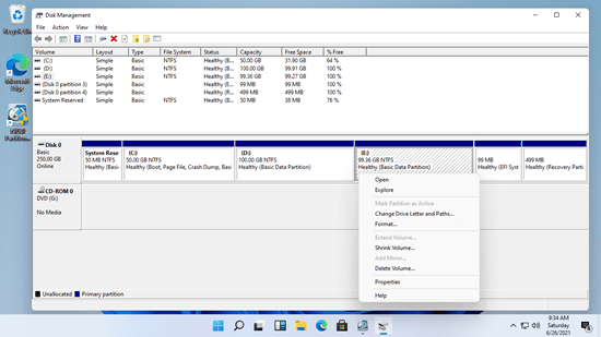 Gerenciamento de Disco