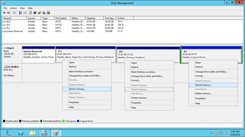 Diminuir Volume desabilitado
