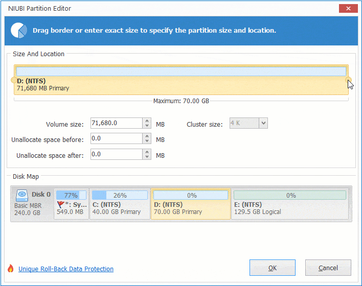 Reduzir para a esquerda