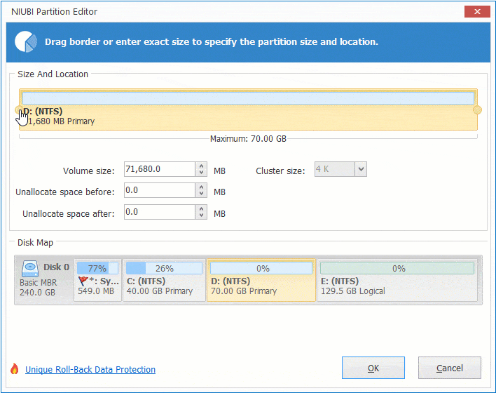 Reduzir para a direita