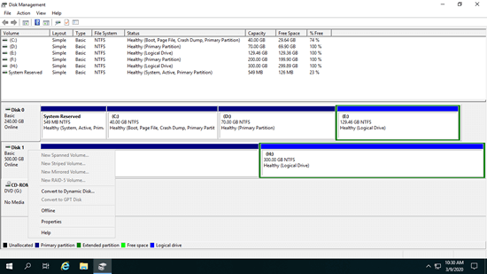 Gerenciamento de Disco