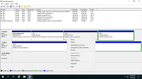 Gerenciamento de Disco